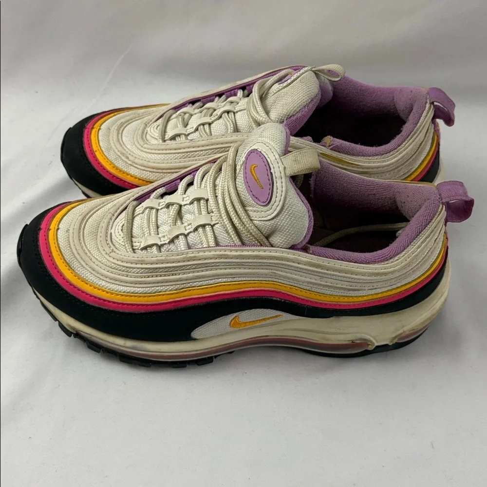 NIKE Air Max 97 (GS) Dawn & Dusk White Multi Girls 5.5Y